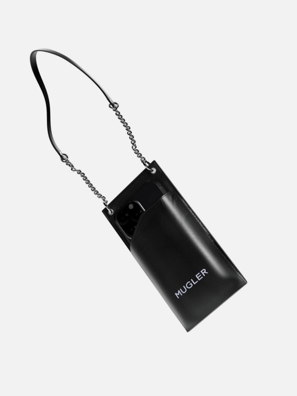MUGLER Vaporwave phone strap shoulder bag